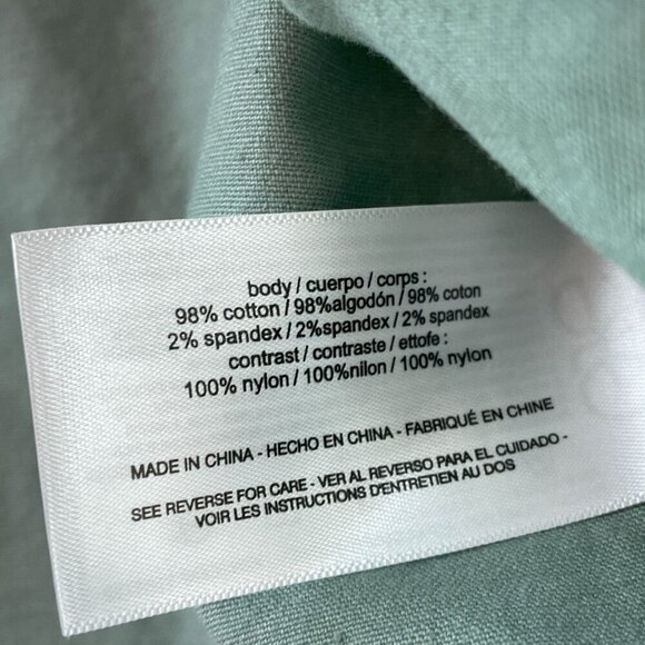 Bass Outdoor XXL Stretch Worker Shacket Lily Pad Green Cotton/Nylon NWT 5219 - Picture 4 of 10